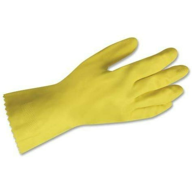 X-large Size Embossed Grip Proguard Deluxe Flock Lined Latex Gloves Extra